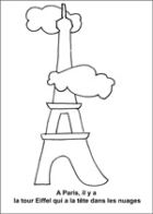 tour eiffel nuage