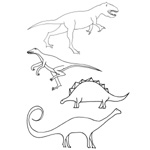 coloriage dinosaure