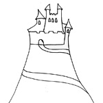 coloriage chateau